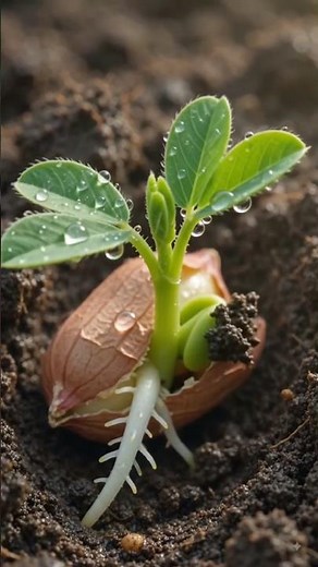 😱 You'll Never Believe Peanuts Grow Underground! 🥜 #shorts