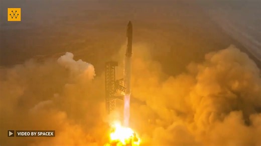 Slow motion liftoff of Starship on Flight 4. Video Credit: Spacex (@SpaceX) #spacex #starship #space #rockets #engineering #technology | Wevolver.com