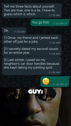 THE MOST AWKWARD GAME EVER! 🤨 Two Truths and a Lie #shorts #funny #awkward #textingstories
