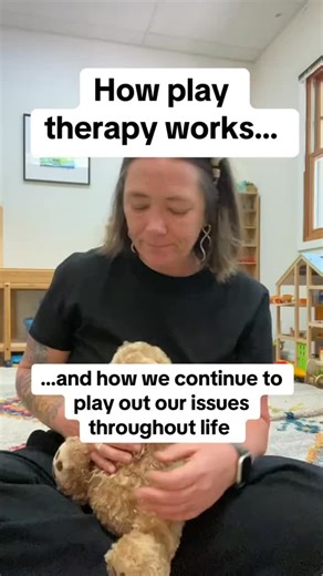 29K views · 1.1K reactions | I get a lot of questions about just how play therapy works. Here’s one of my many takes on this: if we don’t play things out as kids, we will continue to play them out for the rest of our lives. #redwoodcenterforchildrenandfamilies #childcenteredplaytherapy #playtherapy #kids #playtherapist #parents #playtherapists #mentalhealth | The Redwood Center for Children & Families | Facebook
