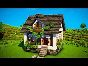 Minecraft: Traditional Belgian Themed Survival Starter House Build Tutorial