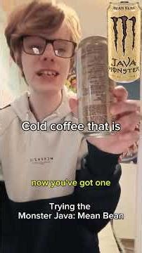 Trying the Monster Java: Mean Bean #monster #energy #energydrink