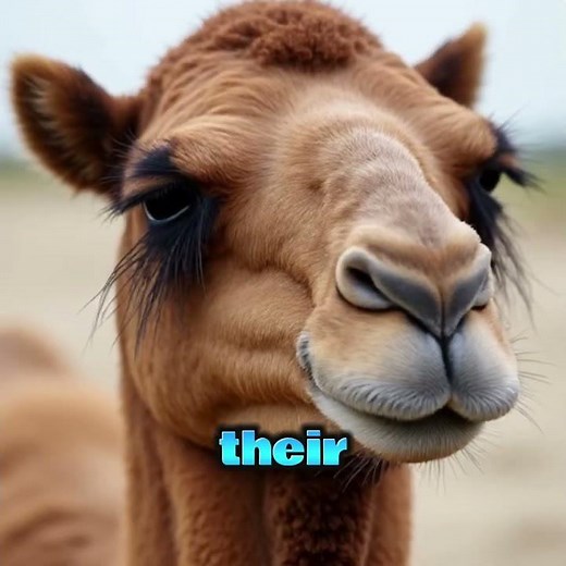 Why do camels have long eyelashes #facts #animals #cosmicexploration #suneffect #wildlife #science