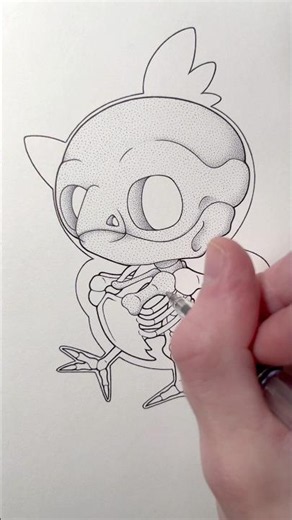 Drawing a browt skeleton