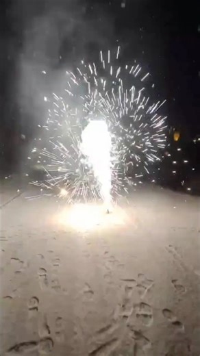 Unexpected Fireworks Erupted AFTER I Tried to Light It Again 😳🔥 #shorts