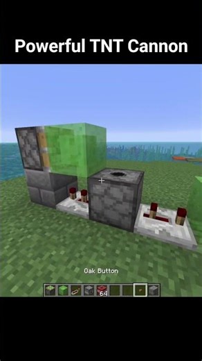 simple tnt cannon tutorial #minecraft
