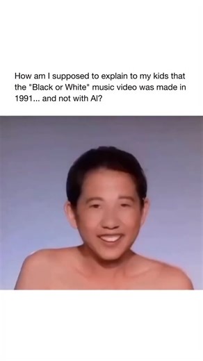 CROWD GOES LOWD | MUSIC on Instagram: "🎭 Before AI, Michael Jackson Did It First The face-morphing scene in Black or White (1991) looks like AI, but it was done with early computer graphics. Industrial Light & Magic manually mapped facial points and blended them frame by frame — a process that took weeks. It changed music videos forever."