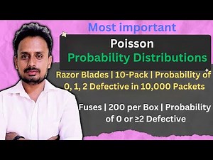Poisson Distribution | Probability of Defective Razor Blades & Fuses – VTU Exam