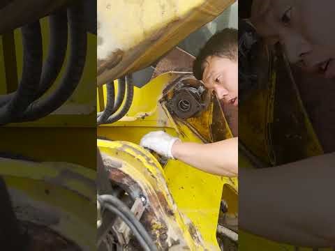 Repair the Excavator Boom Pin Hole.
