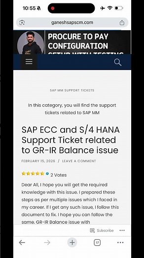 SAP ECC and S/4 HANA Support Tickets with Solutions - Learn to Grow and Share to Help