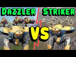 Titan Laser DAZZLER VS STRIKER Sharanga War Robots Max Gameplay WR