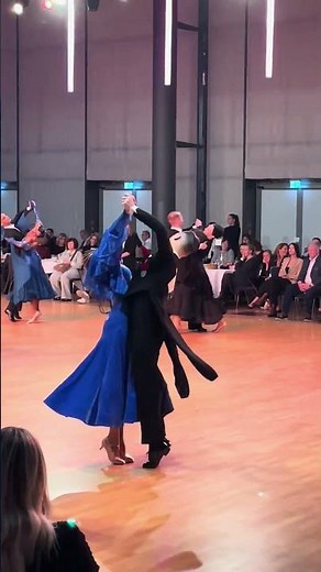 Stunning Slow Waltz 💙💙 #dance #waltz #couple