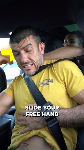 Back seat jiu-jitsu chokes! ⚠️