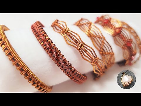 6 bracelet | basic wire wrapping techniques #jewelry #diy @LanAnhHandmade