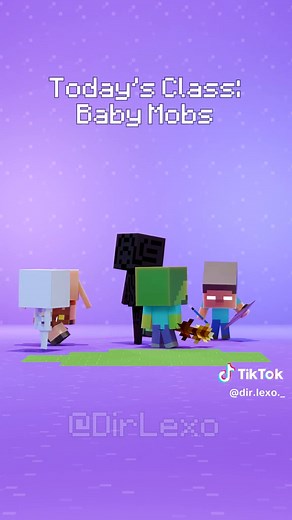 The Monster School: A New Lesson | BABY MOBS🔥✨😱 #minecraft#blenderanimation#animation#blender3d#monsterschool