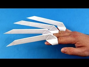 How to make Origami Paper Claws - EASY ORIGAMI CLAWS
