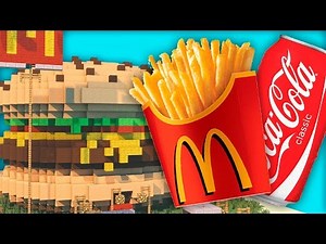 Minecraft Mod - MCDONALD'S, BURGER KING, COCA COLA! - Fast Food Mod