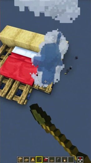 Quick & Easy Minecraft Decoration Idea | Survival Build Tips #shorts