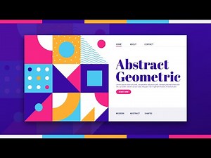 Inkscape Tutorial : Modern Geometric Website UI Design