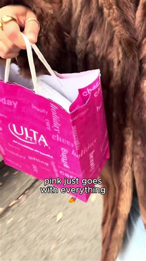 Bag secured. 🛍️😜 #UltaBeauty #BagSecured #Pink