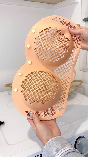 5.1K views · 25 reactions | No more bent wires or out of shape bras!Ladies, real talk!  Theres nothing worse than your favorite bra getting ruined in the washing machine… am I right?? We discovered these reusable silicone laundry bags that fit A-E cup size & will hold up to 3 bras at a time #amazonfinds2024 #laundryhacks | Everything Envy | Facebook