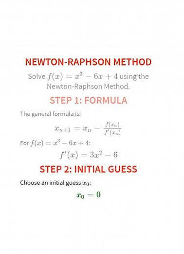Newton Raphson Method #maths #numericalmethods #numericalanalysis