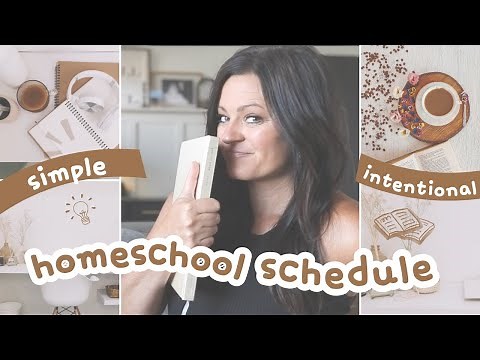 Our Simple Homeschool Schedule That Works!
