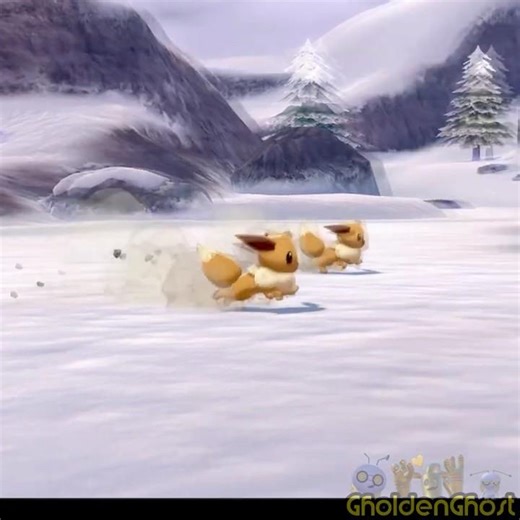 Eevee Race! #pokemon #pokemonswordandshield #eevee #eeveelutions #eeveelution #goober #cuteanimal