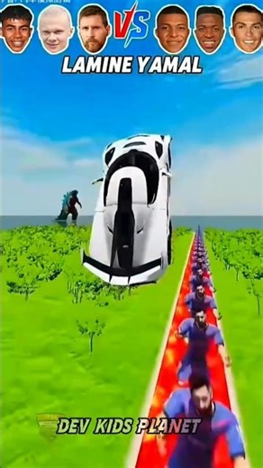 Ronaldo vs Messi vs Neymar – Kiski Car Sabse Door Udegi? 😱🚗💨”