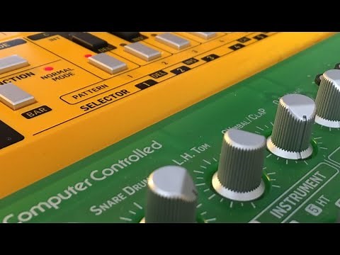 Behringer TD-3 + RD-6 Minimal Acid Session