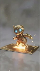 Funny cartoon animation mystery card reveal