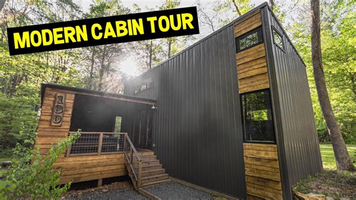 Upscale Ultra-Modern Scandinavian Cabin: Full Airbnb Plus Tour