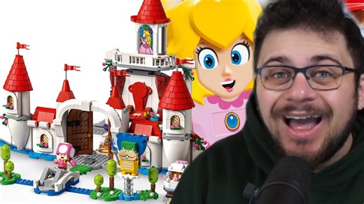 Lego Peach's Castle revealed!