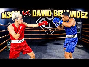 N3on Trains With David Benavidez!