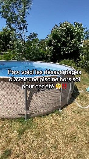 Désavantages d'une piscine hors sol cet été