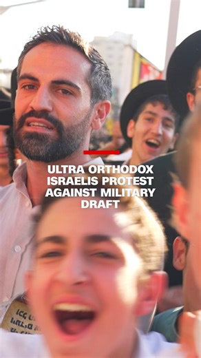 19K views · 188 reactions | Tens of thousands of ultra-orthodox Jewish Israelis rallied in Jerusalem from around the country to demonstrate against military conscription. They demanded the government not end their exemption from military service - an issue that has divided the country for decades and only heightened after the Gaza war. CNN's Jeremy Diamond reports from the scene. | CNN International | Facebook
