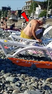 Guy at Beach Searches for Phone While it's Stuck to His Back | Sarcasm and humor