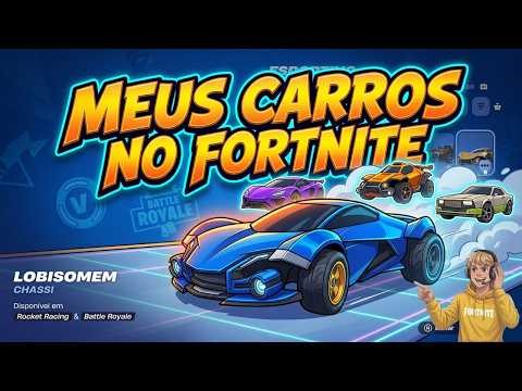 REVELEI MEUS MELHORES CARROS (Fortnite & Rocket Racing)