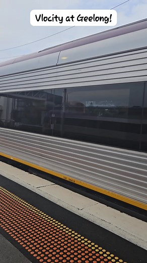 V/Line Vlocity on a Melbourne Southern Cross service arriving at platform 3, Geelong station! Follow Kayden's Transport for more train and public transport content! #kaydenstransport #vlinevlocity #victoriantrains #trainvideography #geelongstation #geelongline | Kayden's Transport
