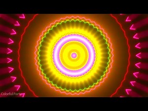 Multicolor Party Lights Effect Colorful Disco Background 😯