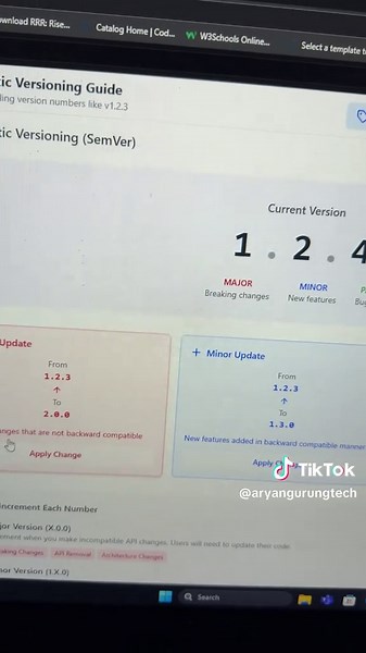 Understanding Semantic Versioning for Developers