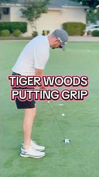 TIGER WOODS PUTTING GRIP #golf #golfpro #golftips #putting