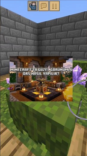 Minecraftta güzel görünümlü örs nasıl yapılır