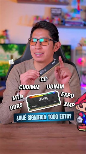 Respuesta a @10avefenix19 ¿DDRM, CL, CMP, EXPO, UDIMM, CUDIMM, MT/s, MHz? ¿Qué significa todo esto en una RAM... 😵‍💫. Ahí les va la explicación. La RAM Kingston Fury DDR4 de kingston, la encuentran en @MemoryKings Perú #memoriaram #ramddr5 #ramddr4 #armarpc #deivpc