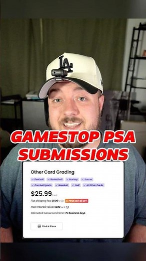 GameStop PSA Submissions are the MOVE #sportscards #psa