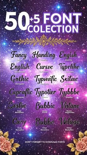 Top 30 Stylish Fonts ✨ | Calligraphy, Cursive & Aesthetic Font Ideas 2026