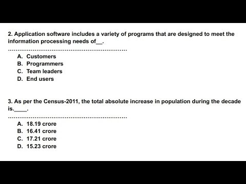 Complete GK and Computer PyQs Important for Junior Assistant and FAA Exam Part 54 Jkssb 2025-26