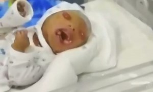 Anh trai và em gái loạn luân sinh bé trai nổi vảy khắp người, hình ảnh đau lòng bị lộ