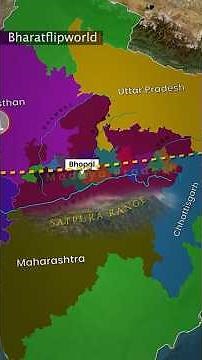 Madhya Pradesh Map Explained |Indian Geography Madhya Pradesh State Explained Through Map#geography