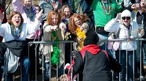Mardi Gras beads make a much bigger mess than you'd imagine